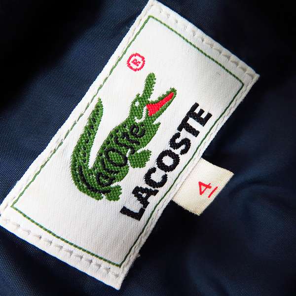 実際に弊社で買取させて頂いたLACOSTE/ラコステ ジップアップ ダウンジャケット フーディー/4の画像 2枚目