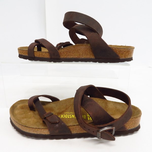 実際に弊社で買取させて頂いたBIRKENSTOCK/ビルケンシュトック タタミ ダカール サンダル ダークブラウン/41の画像 3枚目