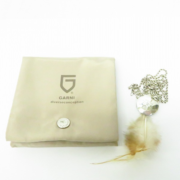 実際に弊社で買取させて頂いたGARNI/ガルニ ネックレス フェザー付きの画像 8枚目