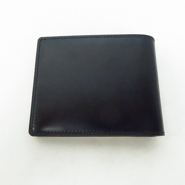 実際に弊社で買取させて頂いたBARNEYS NEWYORK/バーニーズニューヨーク コードバン 二つ折り財布の画像 1枚目