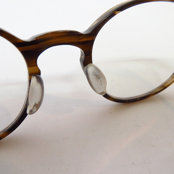 実際に弊社で買取させて頂いた999.9/フォーナインズ アドバンスプラスチックフレーム 眼鏡/メガネフレーム APM-06 6903 度入りの画像 4枚目