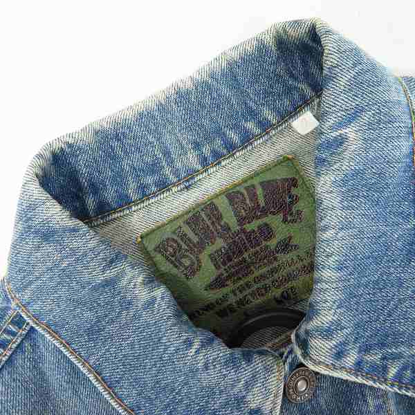 実際に弊社で買取させて頂いたBLUE BLUE/ブルーブルー ウォッシュド加工 デニムジャケット/2の画像 5枚目