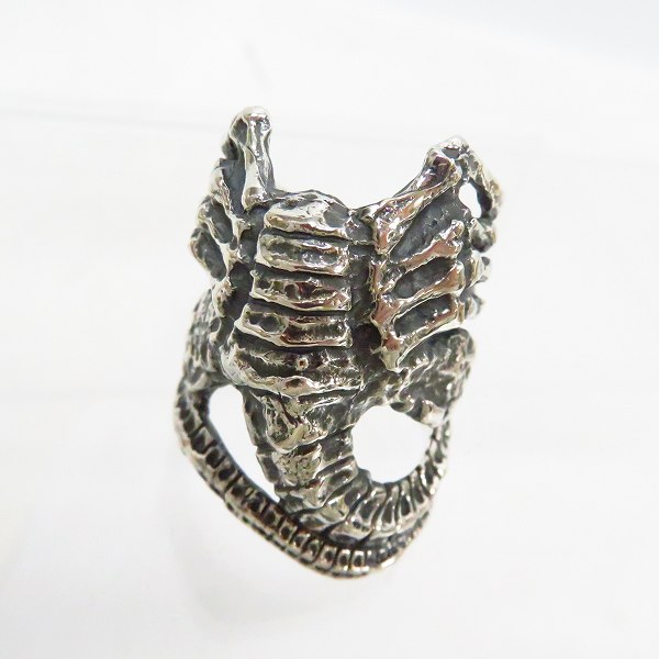 実際に弊社で買取させて頂いたCRAZY PIG/クレイジーピッグ The Face Hugger Ring/フェイスハガー リング #315/18-18.5号