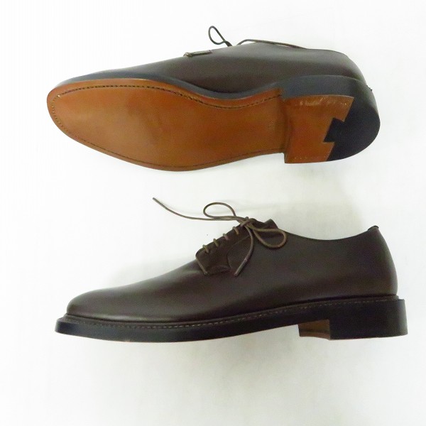 実際に弊社で買取させて頂いたURBAN RESEARCH Tailor/アーバンリサーチテイラー プレーントゥ レザーシューズ ブラウン/8.5の画像 3枚目