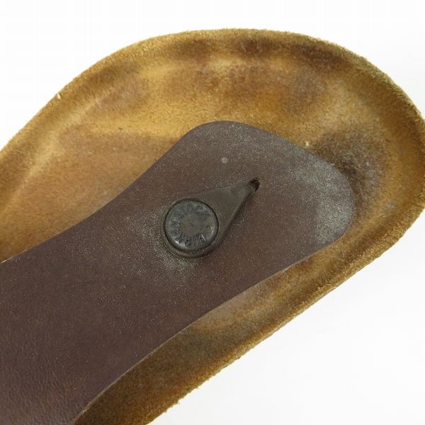 実際に弊社で買取させて頂いたBIRKENSTOCK/ビルケンシュトック レザーサンダル ブラウン/41の画像 6枚目