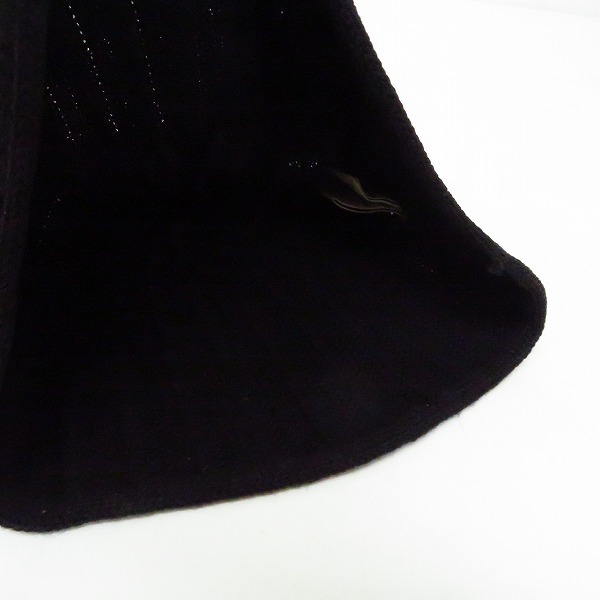 実際に弊社で買取させて頂いたARMANI EXCHANGE/アルマーニエクスチェンジ ニット帽 ブラックの画像 4枚目