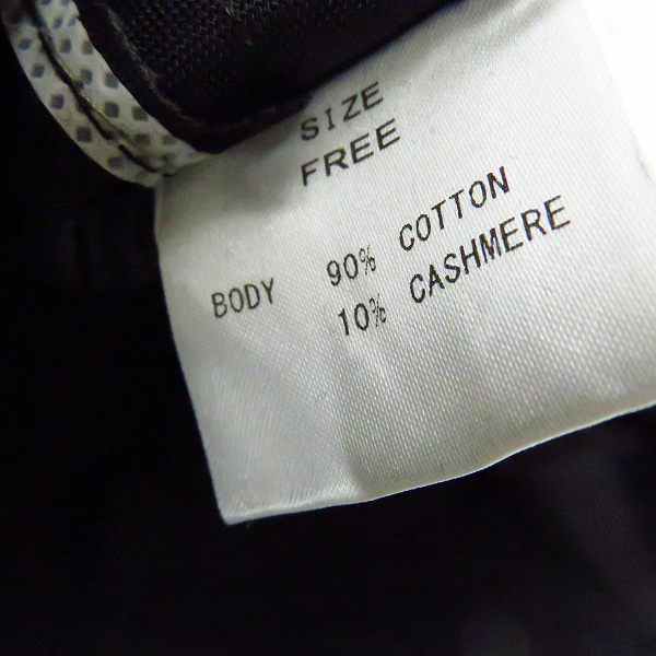 実際に弊社で買取させて頂いたLucien pellat-finet/ルシアンペラフィネ コットン ロゴパッチ キャップ/FREEの画像 6枚目