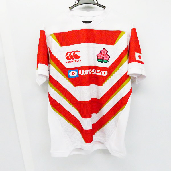 実際に弊社で買取させて頂いたCANTERBURY/カンタベリー ラグビー 日本代表 レプリカ ホーム ジャージ VCR39010/L