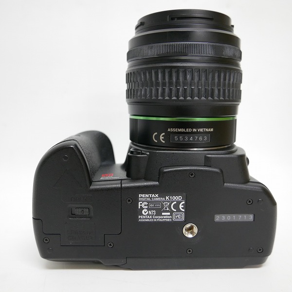 実際に弊社で買取させて頂いた【簡易動作確認済】PENTAX/ペンタックス K100 D SR レンズ SMC PENTAX-DA 1:3.5-5.6 18-55mm AL 単3電池駆動の画像 6枚目