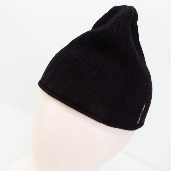 実際に弊社で買取させて頂いたARMANI EXCHANGE/アルマーニエクスチェンジ ニット帽 ブラック