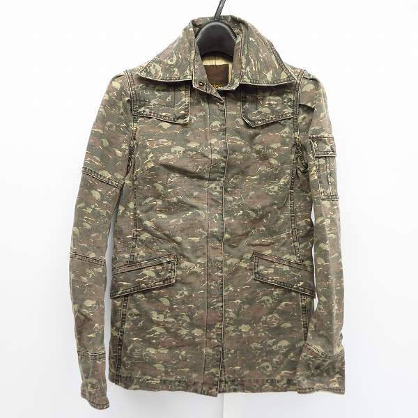 実際に弊社で買取させて頂いたHYSTERICS/ヒステリックス カモ柄 ジャケット/F