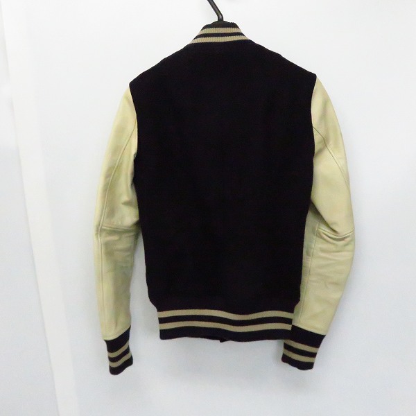 実際に弊社で買取させて頂いたACANTHUS/アカンサス 袖レザー スタジャン/Sの画像 1枚目