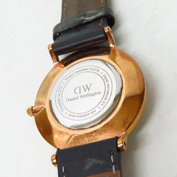 実際に弊社で買取させて頂いたDaniel Wellington/ダニエルウェリントン クラシック クォーツ腕時計  【動作未確認】の画像 3枚目