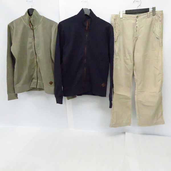 実際に弊社で買取させて頂いたC.P.COMPANY/シーピーカンパニー ジップアップ ブルゾン/ジャケット/パンツ L/48  3点セット