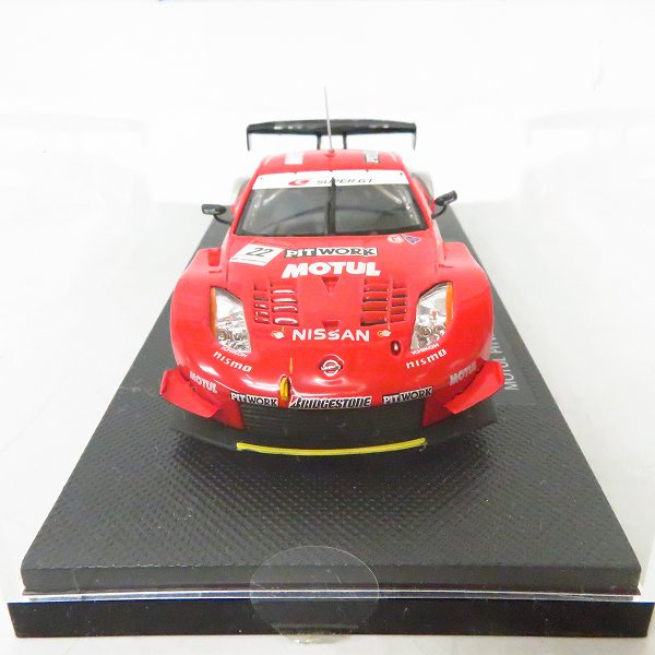 実際に弊社で買取させて頂いた【未開封】EBBRO/エブロ 1/43 MOTUL PITWORK Z SUPER GT 500 No.22 ミニカーの画像 2枚目
