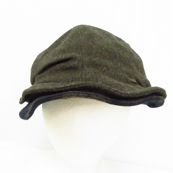 実際に弊社で買取させて頂いたCA4LA/カシラ 裏地 チェック柄 キャスキャップ/帽子の画像 1枚目