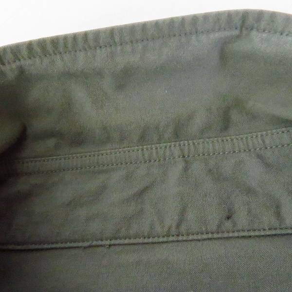 実際に弊社で買取させて頂いたKolor/カラー 切り替え長袖シャツ 8WCM-B01108 グリーン系/2の画像 5枚目