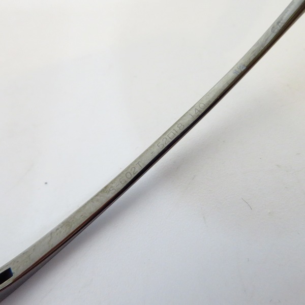 実際に弊社で買取させて頂いた999.9/フォーナインズ メガネフレーム/度入り S-602Tの画像 6枚目