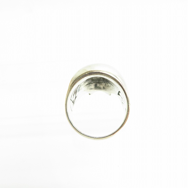 実際に弊社で買取させて頂いたCRAZY PIG/クレイジーピッグ ラージエビルスカルリング/27号の画像 5枚目