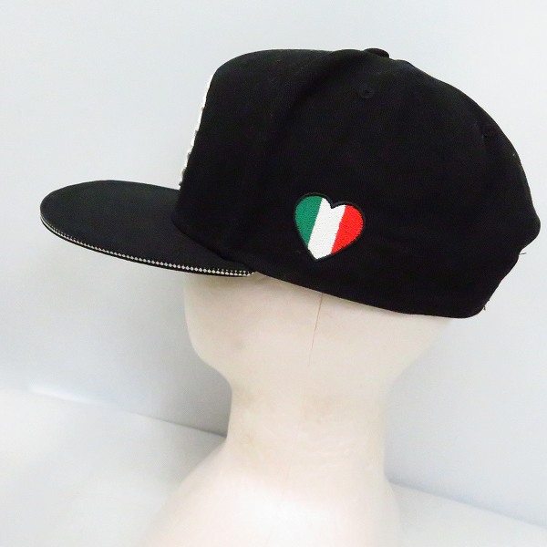 実際に弊社で買取させて頂いたHYDROGEN/ハイドロゲン ロゴ/ハート刺繍 スナップバックキャップの画像 2枚目