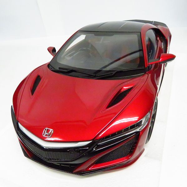実際に弊社で買取させて頂いたAUTOart/オートアート 1/18 Honda/ホンダ NSX NC1 パールレッド 73233の画像 1枚目