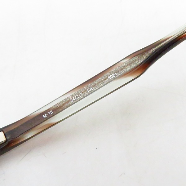 実際に弊社で買取させて頂いた999.9/フォーナインズ サーモント メガネフレーム/アイウェア M-15の画像 4枚目