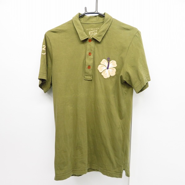 実際に弊社で買取させて頂いたHYDROGEN/ハイドロゲン ポロシャツ フラワー/M