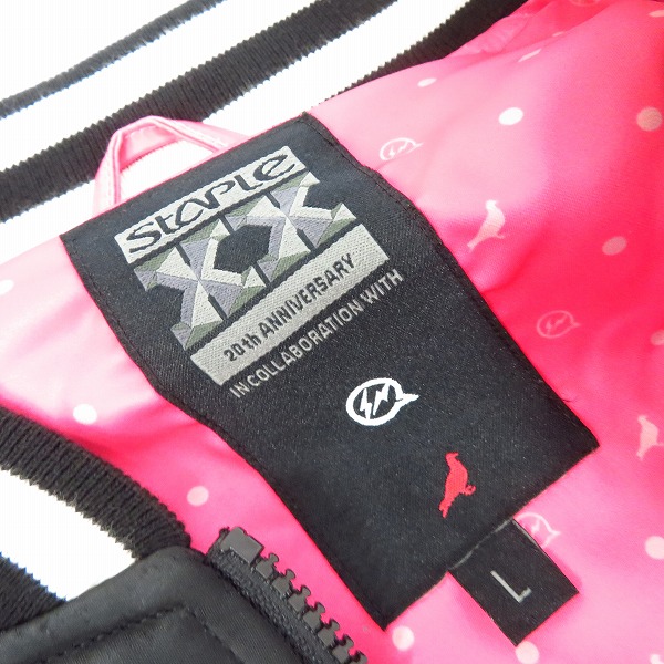 実際に弊社で買取させて頂いたSTAPLE×DENIM BY VANQUISH×FRAGMENT DESIGN STAPLE20周年記念コラボ スーベニアジャケット/Lの画像 2枚目