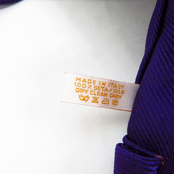 実際に弊社で買取させて頂いたBVLGARI/ブルガリ シルク 100％ ネクタイの画像 6枚目