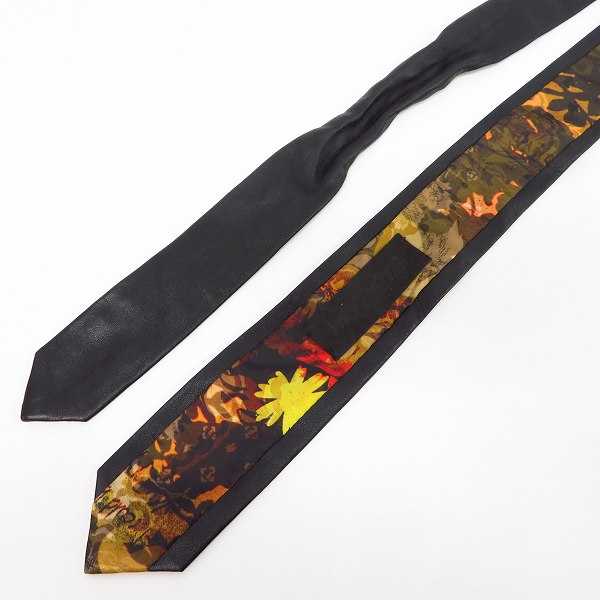 実際に弊社で買取させて頂いたBACKLASH/バックラッシュ レザーネクタイ 430-01の画像 1枚目