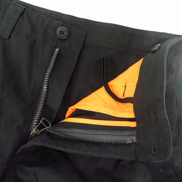 実際に弊社で買取させて頂いたMAHARISHI/マハリシ リブパンツ オーガニックコットン ブラック/Sの画像 4枚目