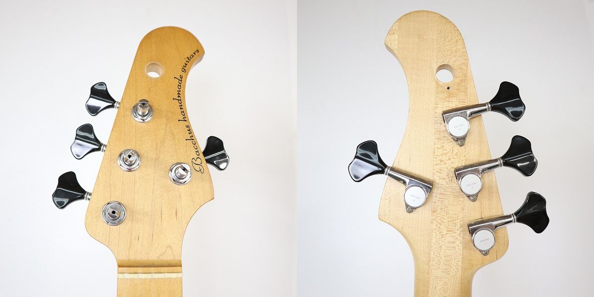 実際に弊社で買取させて頂いた★【難有り】Bacchus handmade guitars/バッカス 5弦 エレキベースの画像 2枚目