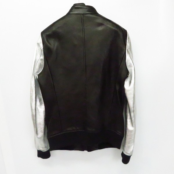 実際に弊社で買取させて頂いたDIESEL BLACK GOLD/ディーゼルブラックゴールド 胸バッジ レザー スタジャン/44の画像 1枚目