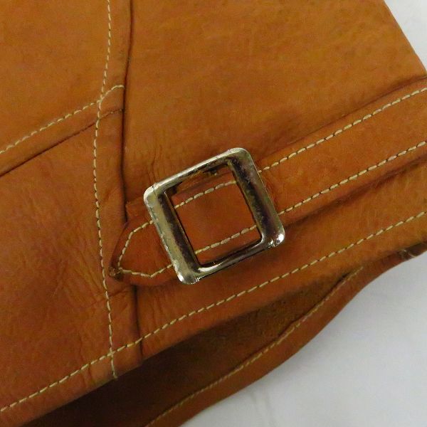 実際に弊社で買取させて頂いたMr.FREEDOM×SUGAR CANE/ミスターフリーダム×シュガーケーン オールレザー キャンパスジャケット Size：42 の画像 7枚目