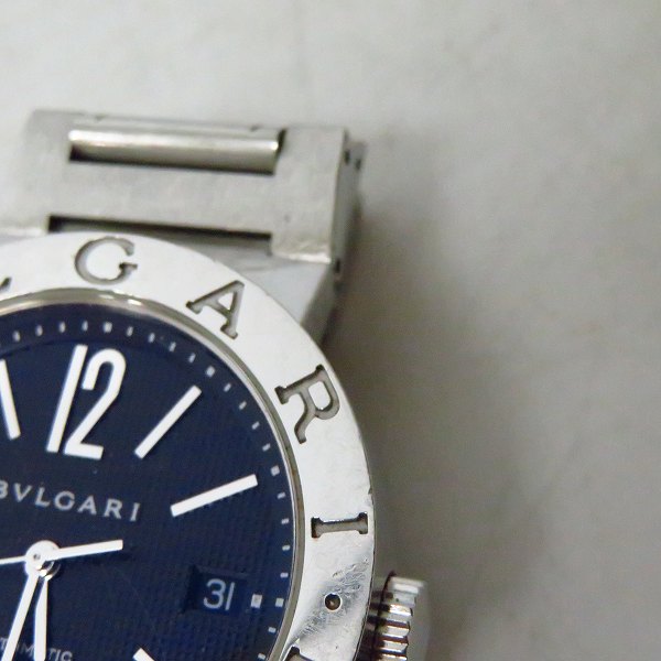 実際に弊社で買取させて頂いたBVLGARI/ブルガリ ブルガリブルガリ 黒文字盤 自動巻 BB38SS AUTO【付属品完備】の画像 5枚目