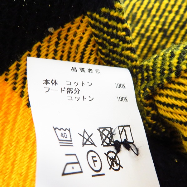 実際に弊社で買取させて頂いたDESCENDANT/ディセンダント 19SS spicoli hooded フード付き 長袖 チェックシャツ/3の画像 3枚目