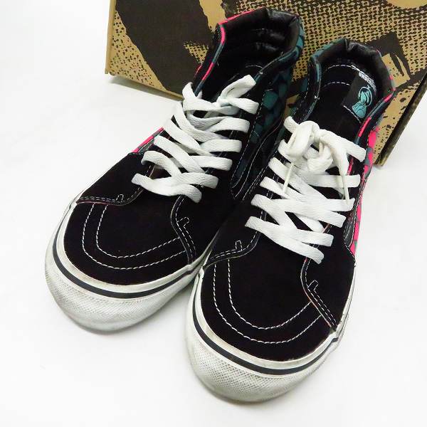 VANS/バンズ Sk8-Hi Bk Check フラッグチェックデザイン