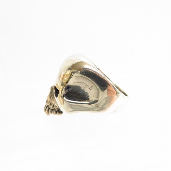 実際に弊社で買取させて頂いたCRAZY PIG/クレイジーピッグ ラージエビルスカルリング/27号の画像 3枚目