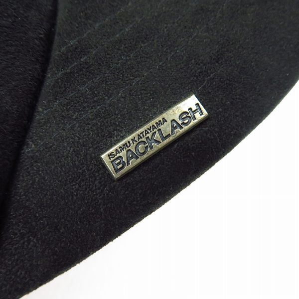 実際に弊社で買取させて頂いたBACKLASH/バックラッシュ シープスエードレザー トラッカーキャップの画像 3枚目