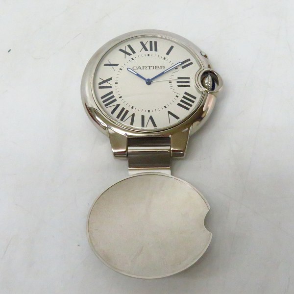 実際に弊社で買取させて頂いたCartier/カルティエ バロンブルー テーブルロック 置き時計 W0100077 【動作未確認】