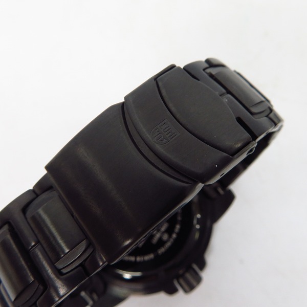 実際に弊社で買取させて頂いたLUMINOX/ルミノックス F-117 ステルス ナイトホーク腕時計/6402 替えベルト付き【動作未確認】の画像 4枚目