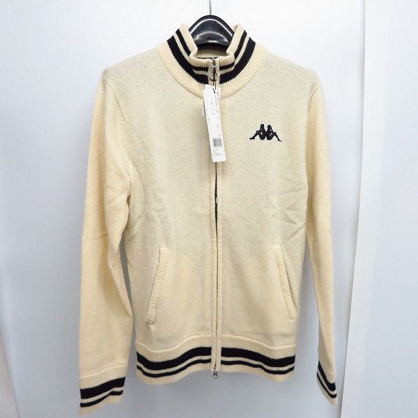 実際に弊社で買取させて頂いた【未使用】kappa/カッパ  ゴルフ ジップアップ ニットブルゾン KG152SW31 L