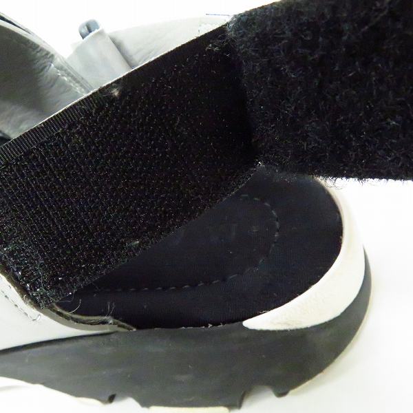実際に弊社で買取させて頂いたMARNI/マルニ レザー ストラップスニーカー SNZWW18G01/37の画像 6枚目