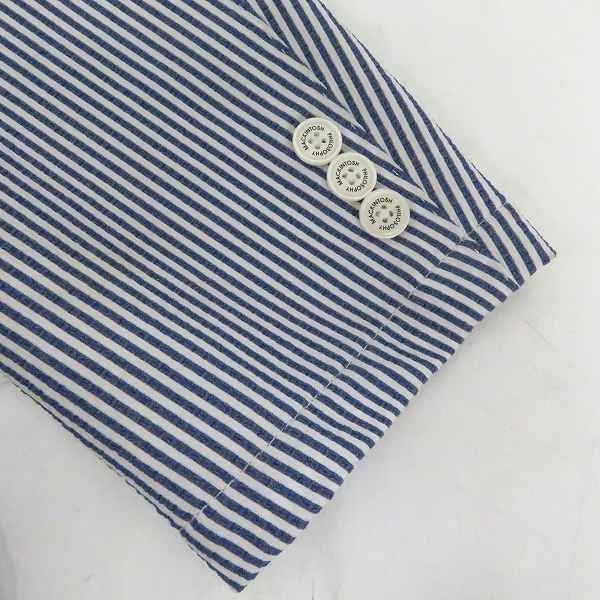 実際に弊社で買取させて頂いたMACKINTOSH PHILOSOPHY/マッキントッシュフィロソフィー TROTTER/トロッター 2Bテーラードジャケット/40Rの画像 7枚目