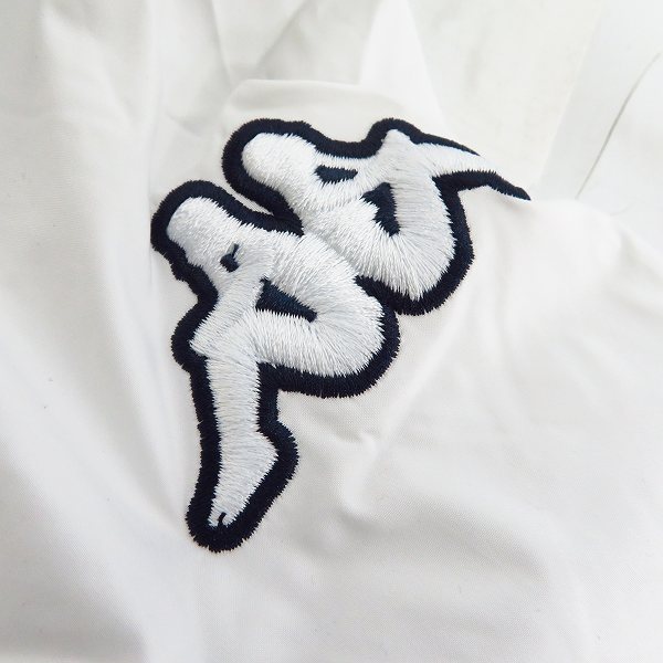 実際に弊社で買取させて頂いた【未使用】kappa/カッパ  ゴルフ 胸ワッペン ブルゾン ホワイト×ネイビー KG652WT42 Mの画像 5枚目