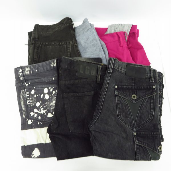 実際に弊社で買取させて頂いた【おまとめ6点】LGB/ルグランブルー/シェアスピリット/5351プールオム コーティングデニム/ニットパンツ/他 