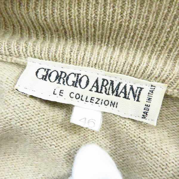 実際に弊社で買取させて頂いたGIORGIO ARMANI/ジョルジオアルマーニ カシミア混 長袖 ニット/46の画像 2枚目