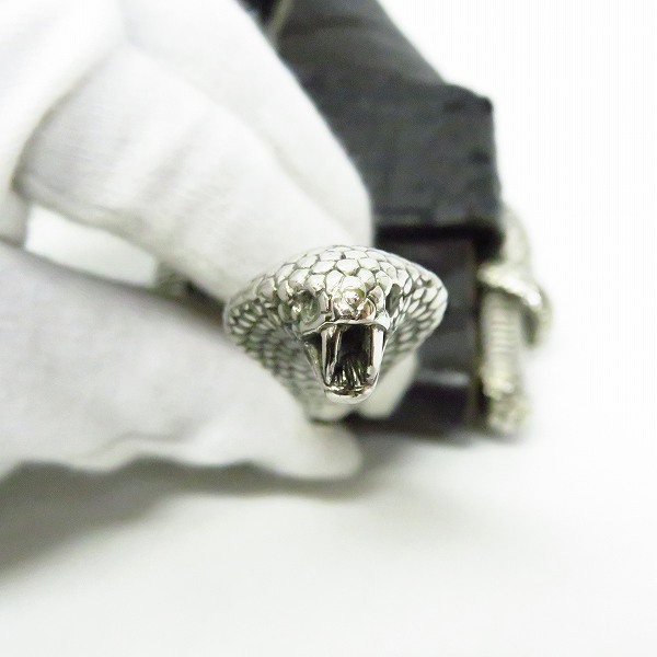 実際に弊社で買取させて頂いたIF SIX WAS NINE/イフシックスワズナイン COBRA BELT-2 コブラバックル レザーベルトの画像 3枚目