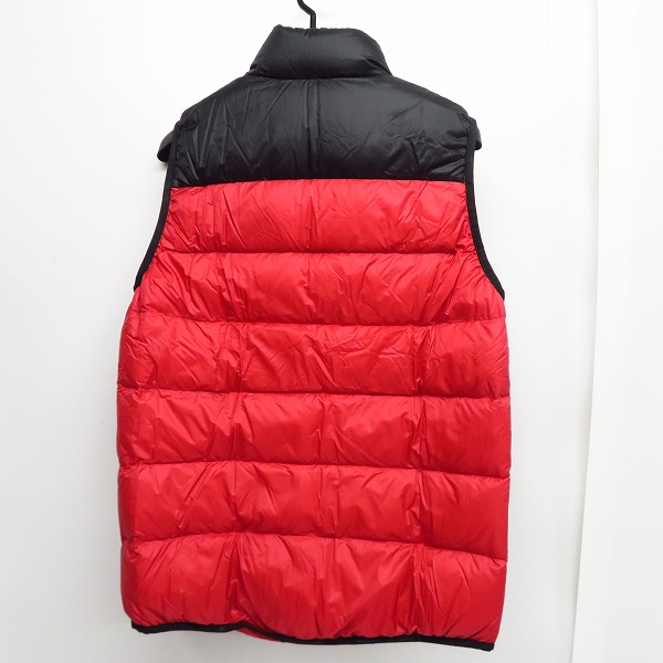 実際に弊社で買取させて頂いた【未使用】Kappa/カッパ ロゴワッペン付き ダウンベスト ゴルフウェア ブラック×レッド KG652VE42/Mの画像 1枚目