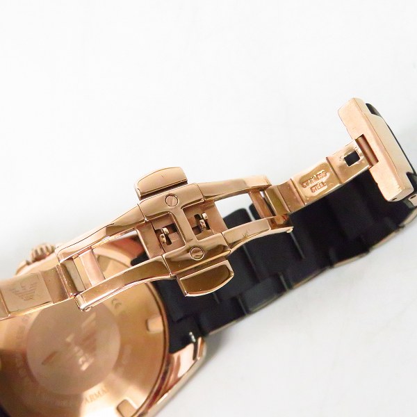 実際に弊社で買取させて頂いたEMPORIO ARMANI/エンポリオアルマーニ クロノグラフ 腕時計 AR-6066の画像 2枚目